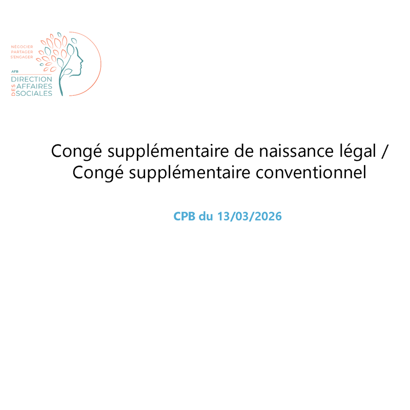 Le congé de naissance - AFB - 13 mars 2026