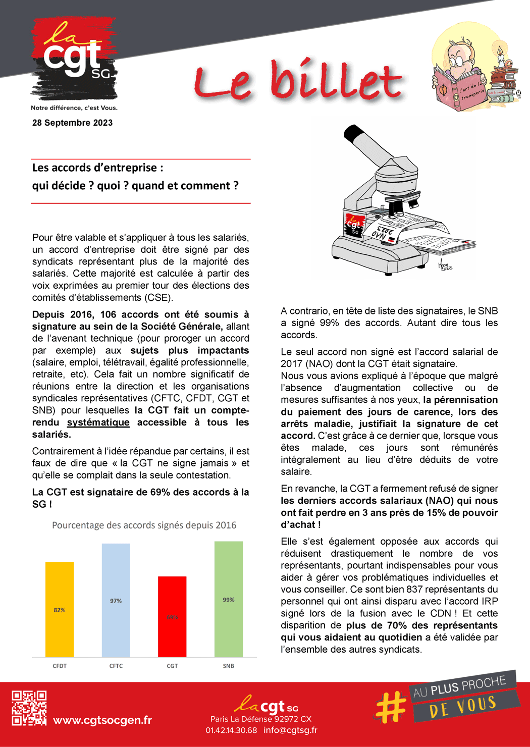 ILes accords d'entreprise, qui décide ? quoi ? quand et comment ?  - 29 Septembre 2023